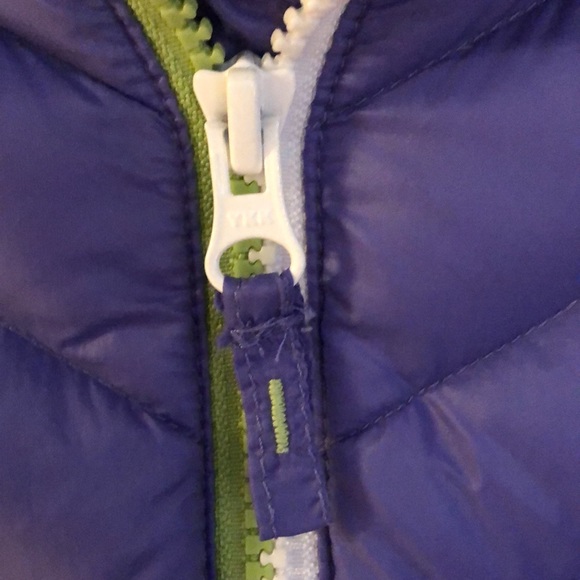 Free Country Purple Puffer Down Vest - 2 - Picture 4 of 6